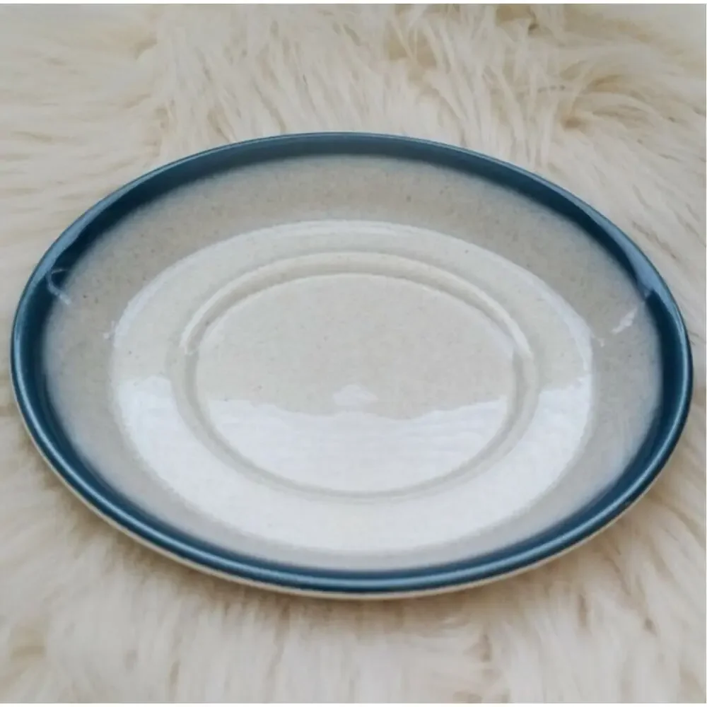 Wedgwood Blue Pacific Cup & Saucer Set Stoneware Made in England Oven to Table